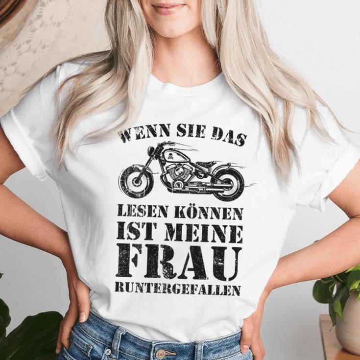 Wenn Sie Das Lesen Können Ist Meine Frau Runtergefallen T-shirt Frauen Geschenke für Sie