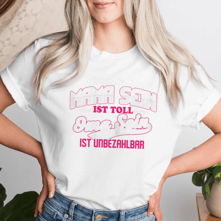 Women's Grandma Se Is Unzahlbar Grandmother T-shirt Frauen Geschenke für Sie