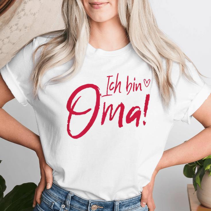 Women's Ich Bin Oma Werden Zur Oma Befördert Ich Bin Oma Werden Zur Oma S T-shirt Frauen Geschenke für Sie