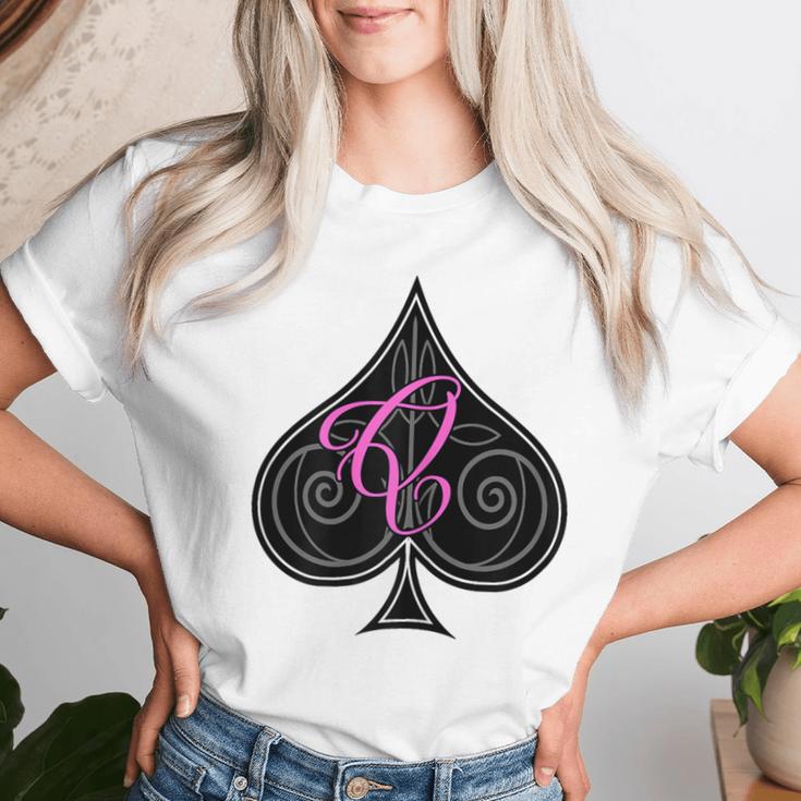 Women's Queen Of Spades Hot Wife Swinger T-shirt Frauen Geschenke für Sie