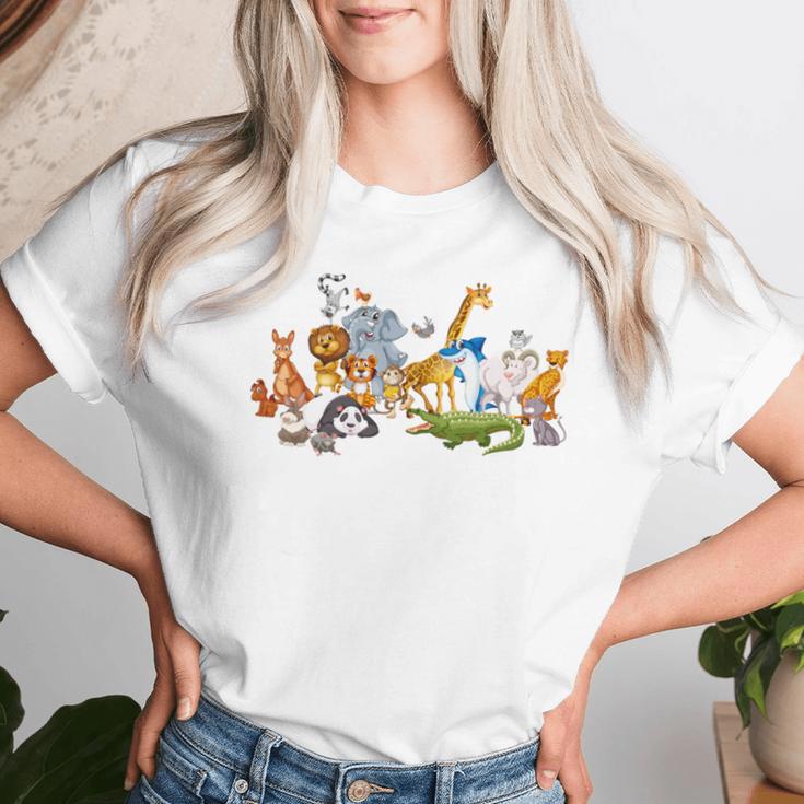 Zoo Tiere Jungen Mädchen Zoo T-shirt Frauen Geschenke für Sie