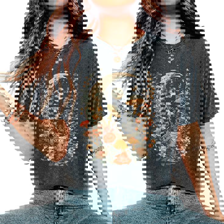 Aesthetic Goblincore And Dark Cottage Core Clothes Mushroom Women's Oversized Comfort T-Shirt