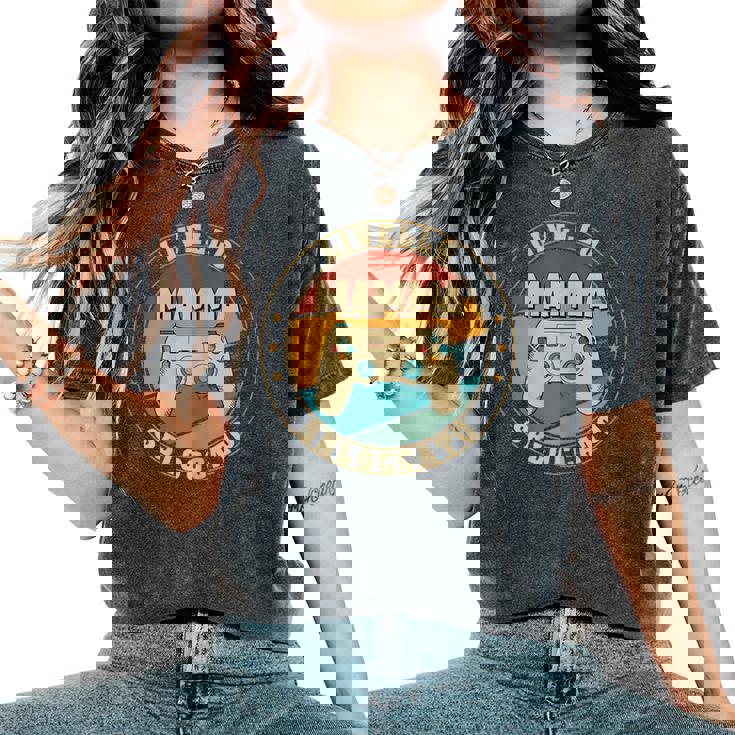 Annuncio Gravidanza Neo Mamma Loading Papà Gamer Futura T-shirt comoda oversize da donna
