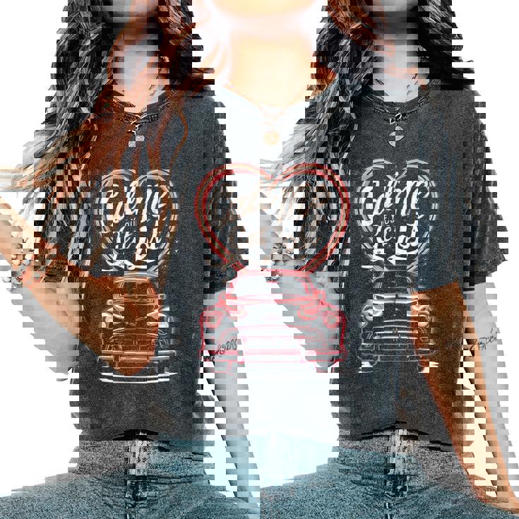 Call Me If You Get Lost Retrointage Uomini Donne T-shirt comoda oversize da donna