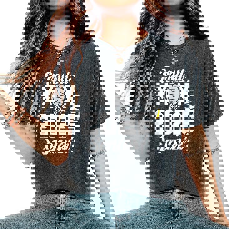 Class Of 2025 Senior Year Volleyball Mom Senior 2025 Women's Oversized Comfort T-Shirt