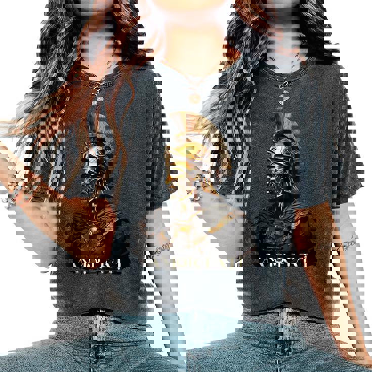 Estoico Greco Romano Soldado Épico Amor Fati Antiguo Estoicismo Griego Sin Mangas Camiseta extragrande cómoda para mujer