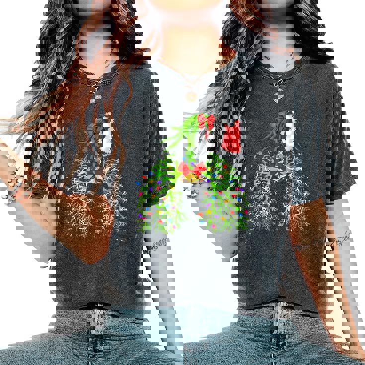 Christmas Nurse Respiratory Therapist Lung Nursing Women's Oversized Comfort T-Shirt