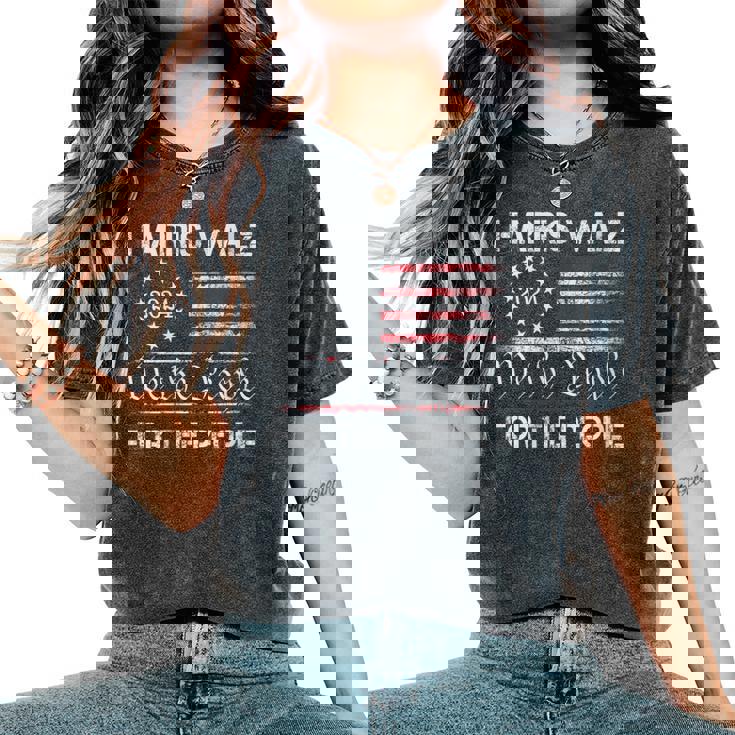 Harris Waltz 2024 For The People Kamala Harris Tim Waltz Women's Oversized Comfort T-Shirt