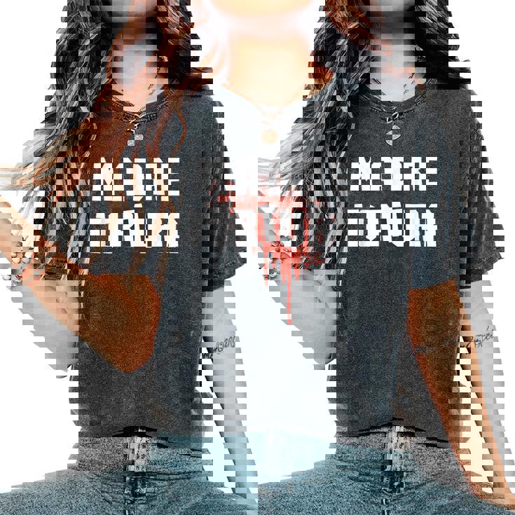 Madre Tortura Omaggio A Richard Benson T-shirt comoda oversize da donna