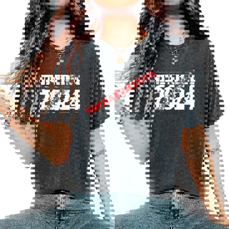 Maturità 2024 Diploma Studente Matura Diverte Sopravvissuto T-shirt comoda oversize da donna