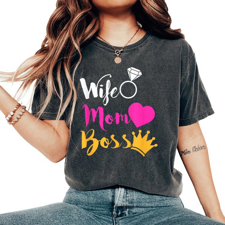 Shirtgeil Maglietta Donna A V “Super Mamma” – Idea Regalo Originale Per La Festa Della Mamma – Stampa Divertente