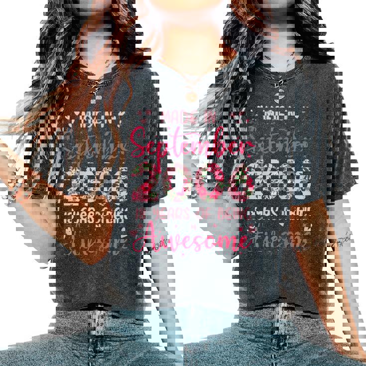 Settembre 2006 Cool Regalo Compleanno 18 Anni Per Le Donne T-shirt comoda oversize da donna