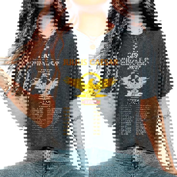 Spqr Antigua Roma Julio César Historia De Roma Camiseta extragrande cómoda para mujer