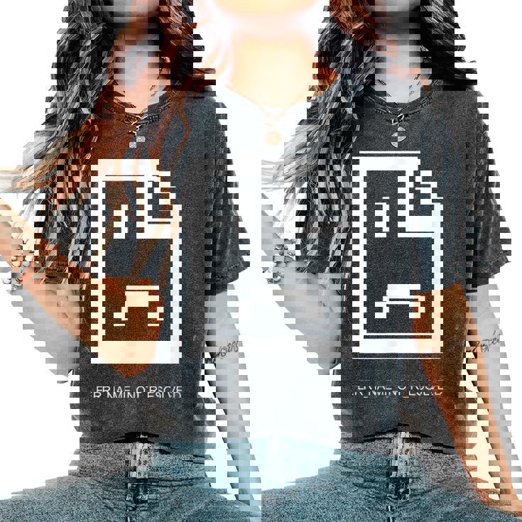 Triste Ragazzo Ragazza Offline Nessun Browser Di Errore Di Connessione Internet T-shirt comoda oversize da donna