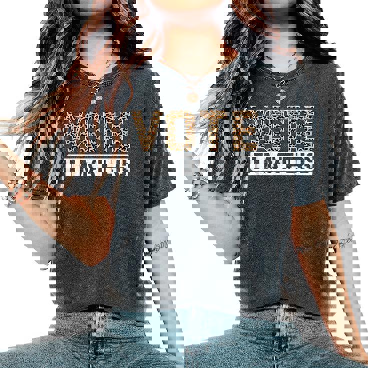 Vote It Matters Voting Rights Women's Oversized Comfort T-Shirt