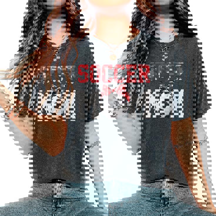 Donna My Favorite Soccer Player Calls Me Mom Festa Della Mamma Con Collo A T-shirt comoda oversize da donna