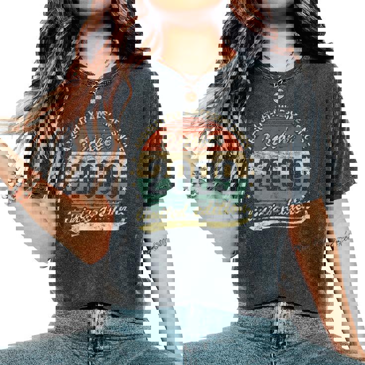 Fantastico Dal Ottobre 2009 Ragazzo O Ragazza Compleanno T-shirt comoda oversize da donna