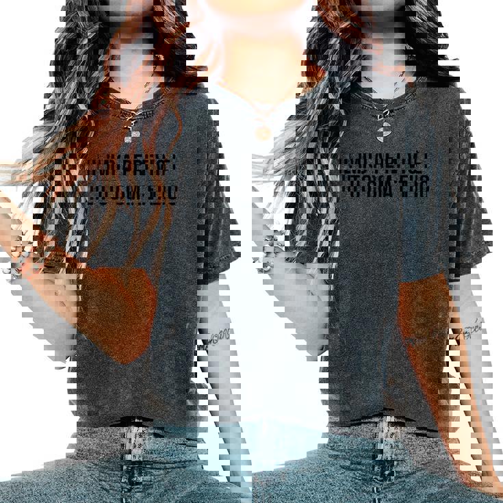 Il Mio Aperitivo È Il Tuo Coma Etilico T-shirt comoda oversize da donna