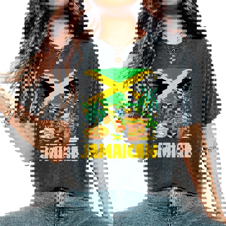 Jamaican Flag Outfit Ideas For & Novelty Jamaica Flag Women's Oversized Comfort T-Shirt Jamaican Flag Outfit Ideas For & Novelty Jamaica Flag Women's Oversized Comfort T-Shirt