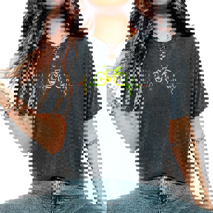 Love Bike Uomo Bike Lovers Per Donne Ragazze E Ragazzi T-shirt comoda oversize da donna
