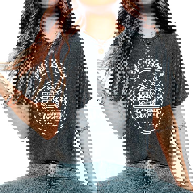 One Happy Camper Campeggio Crew Ragazze Bambini Bambino T-shirt comoda oversize da donna