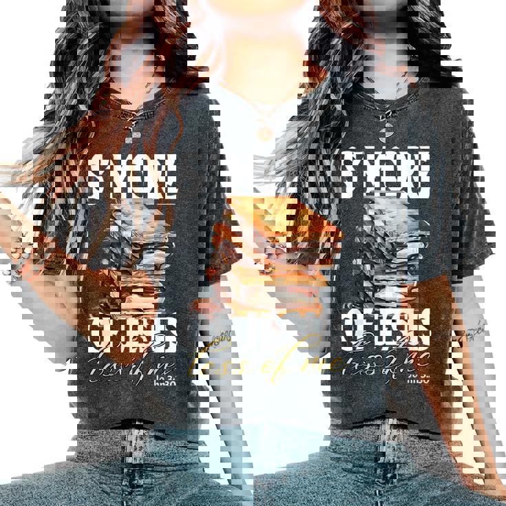 S'more Of Jesus Less Of Me Christian Quotes Camping Women's Oversized Comfort T-Shirt S'more Of Jesus Less Of Me Christian Quotes Camping Women's Oversized Comfort T-Shirt