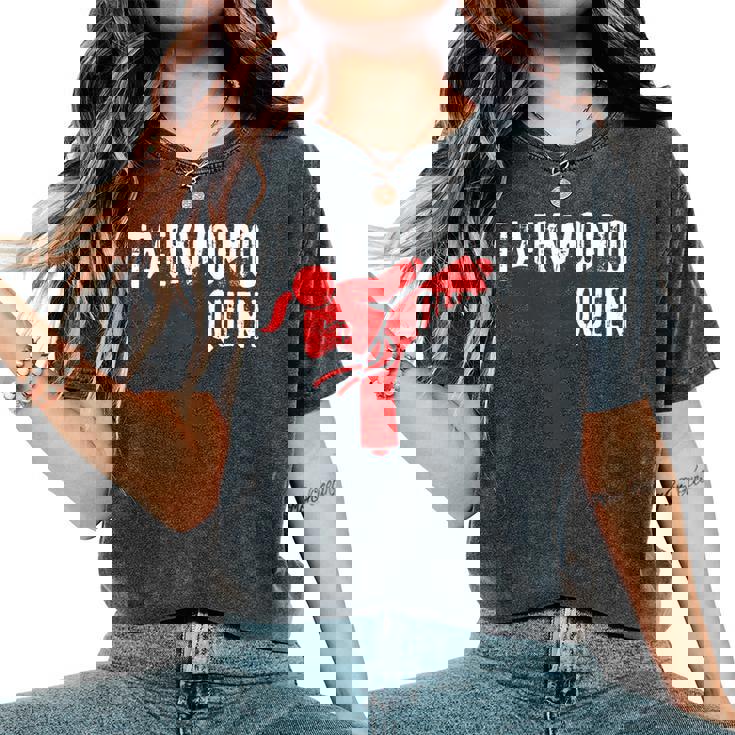 Taekwondo Niñas Es Estudiantes Artes Marciales Camiseta extragrande cómoda para mujer