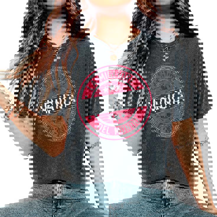 Veronica La Miglioreeronica Del Mondo Donne E Ragazze T-shirt comoda oversize da donna