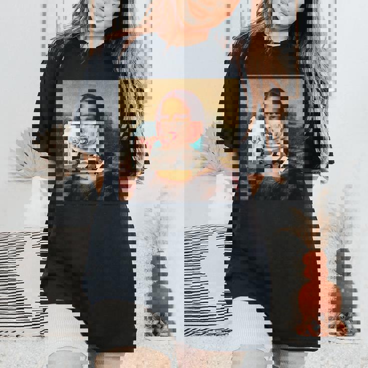 La Gioconda Mona Lisa Estética E-Girls Divertido Arte Pop Camiseta