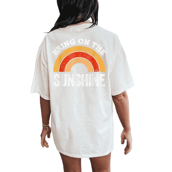 The Only B.S I Need Is Beer & Sunshine Tank Top – Women's Rainbow Graphic Casual Summer Shirt