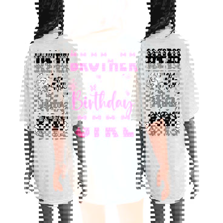 Brother Of The Birthday Girl Mouse Family Matching Women's Oversized Comfort T-Shirt Back Print