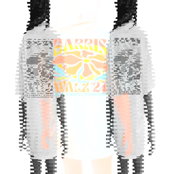 Harris Waltz For A Brighter Tomorrow Harris Waltz Women's Oversized Comfort T-Shirt Back Print