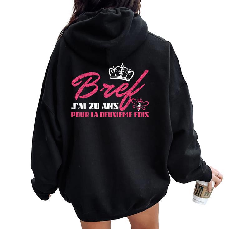 Sweat à Capuche Humour Femme 35 Ans - Message Drôle - Cadeau Original Anniversaire, Fête Des Mères - Taille Au Choix