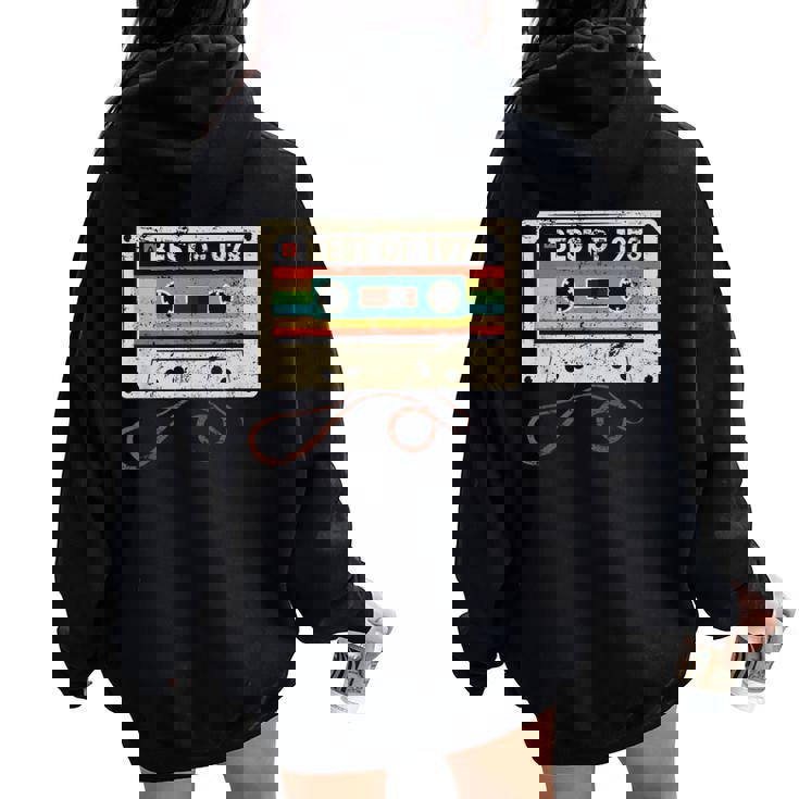 Best Of 1978 44 Cumpleaños Regalo 44 Años Hombre Women Oversized Hoodie Back Print