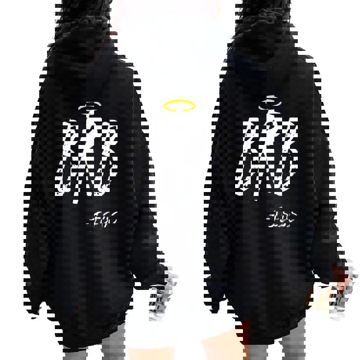 Brb Jesus Be Right Back Nazareth Religion Women Oversized Hoodie Back Print Brb Jesus Be Right Back Nazareth Religion Women Oversized Hoodie Back Print