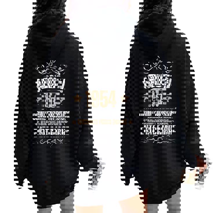 Cadeau Anniversaire Homme 70 Ans Drole Rigolo Women Oversized Hoodie Back Print