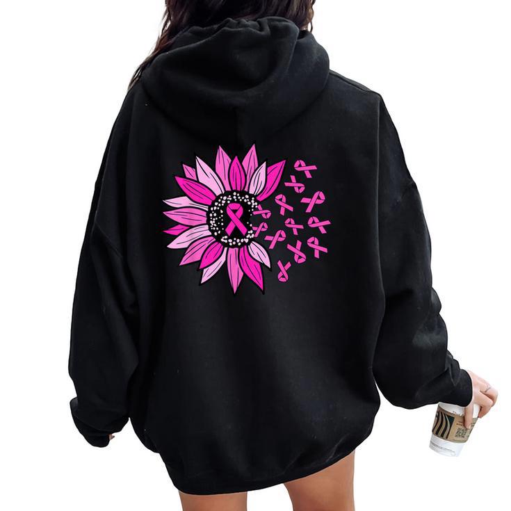 Sweat à Capuche Octobre Rose - Ruban Cœur Cancer Du Sein - Cadeau Solidaire Pour Femme