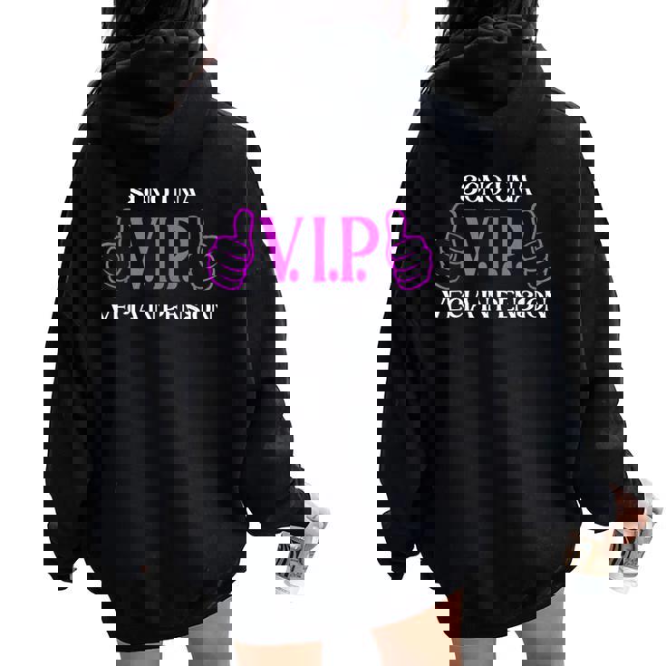 Divertente Idea Pensionato Mamma Nonna Gadget Pensione Donna Felpa con cappuccio oversize da donna con stampa posteriore