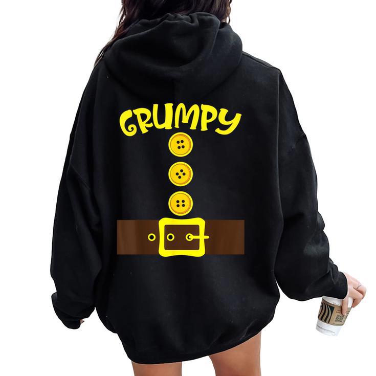 Dwarf Easy Halloween Costume Dwarf Matching Group Women Oversized Hoodie Back Print