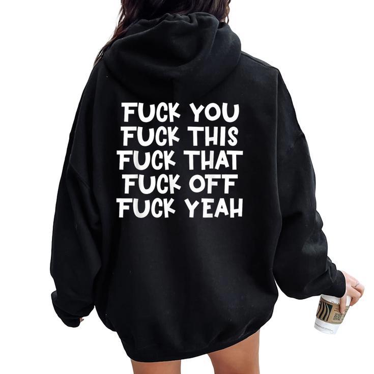 新品 Fuck you it off her him this thatパーカー Fuck You Fuck This Fuck That Fuck Off Yeah Sarcastic Women