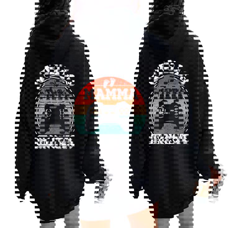 Futura Mamma Incinta Neo Mamma Livello Mamma Sbloccato Felpa con cappuccio oversize da donna con stampa posteriore