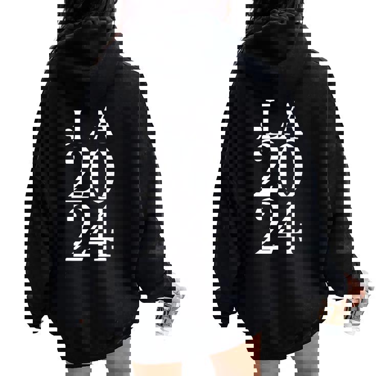 Kamala 2024 Coma La 2024 Women Oversized Hoodie Back Print