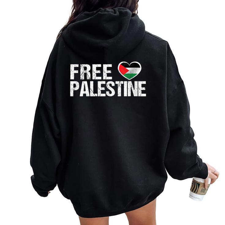 Sweat-shirt à Capuche Free Palestine – Homme/femme, Manches Longues, Coupe Ample, 75% Coton 25% Polyester