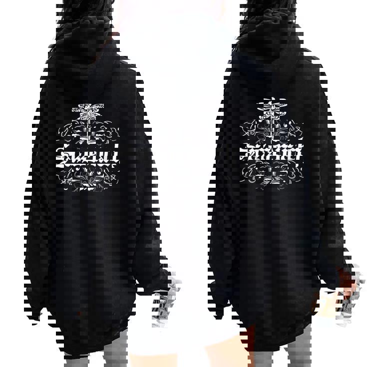 Sassenach Outlander Gaelic Dragonfly Hommes Et S Sweat à capuche oversize pour femme avec imprimé dans le dos