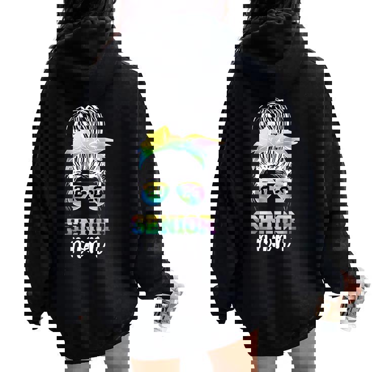 Senior Mom 2025 Class Of 2025 Mother Of Senior 2025 Mama Women Oversized Hoodie Back Print