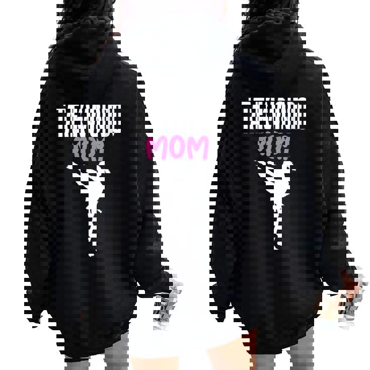 Taekwondo Humorística Para Madres De Artes Marciales Cuello Women Oversized Hoodie Back Print