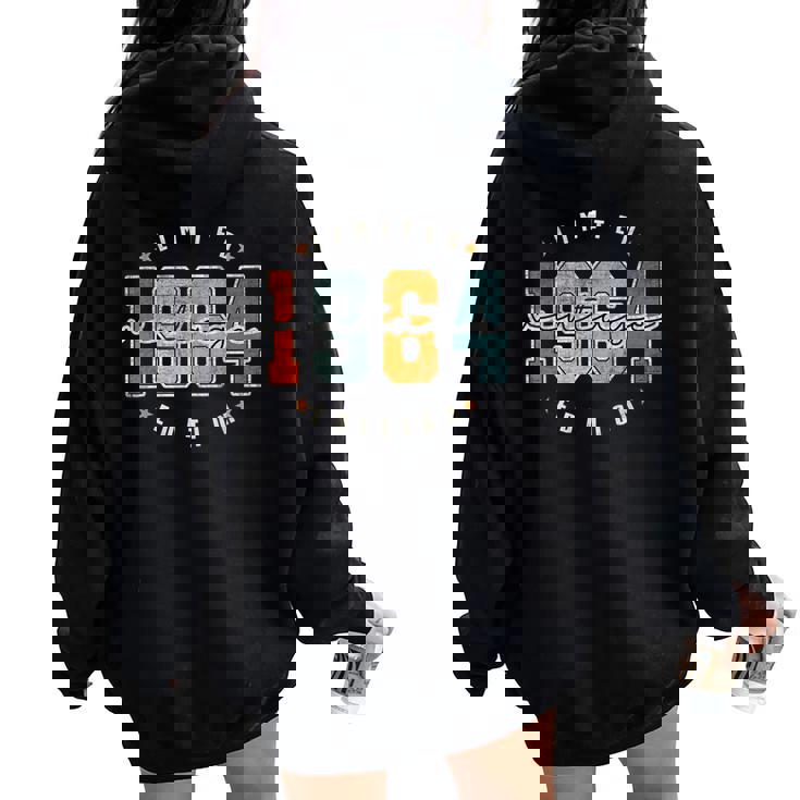 Vintage 1964 60Th Birthday Retro 60 Year Old For Women Women Oversized Hoodie Back Print