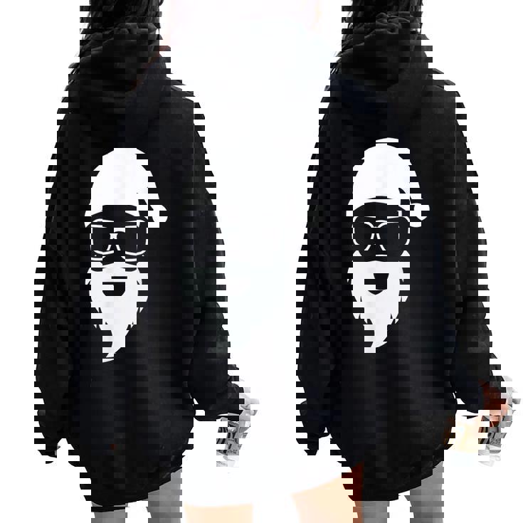 Divertido Santa Claus Regalo Navidad Papa Noel Hombre Women Oversized Hoodie Back Print