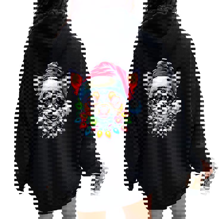 Dog Owner Xmas Favorite Chihuahua Christmas Women Oversized Hoodie Back Print