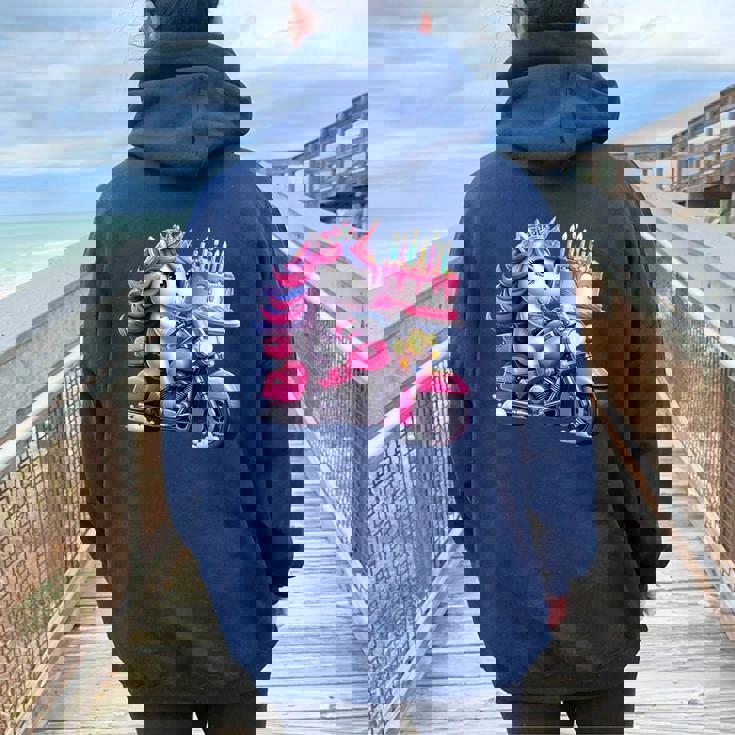 Cappuccio Oversize Felpa Bimba Unicorno Felpa Per Bambini Con